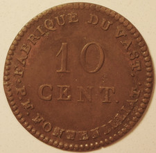 Louis xviii centimes - xviii,, 10