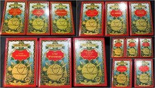 Hachette. Jules Verne. 19 romans "Voyages Extraordinaires" reliés en 14 volumes.