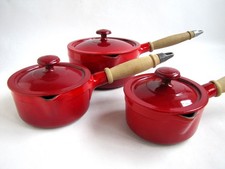 3 Casseroles  STAUB en Fonte