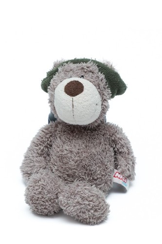 Peluche doudou ours - gris, nici
