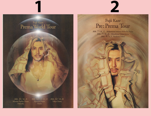 Fujii kaze prema tour posters - kaze,
