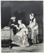 Diseuse Bonne Aventure GRAVURE