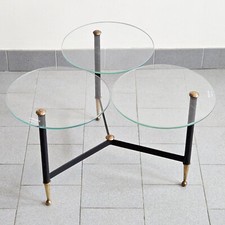 TABLE BASSE VINTAGE 1950 PRESENTOIR DE MAGASIN DEKORA NANTES 50S ROCKABILLY