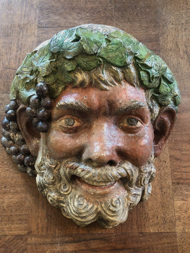 Joli masque terre - masque, cuite