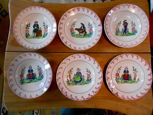 Ancienne assiette faïence - 6,