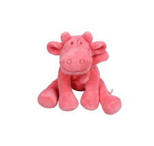 Peluche doudou vache Lola rose