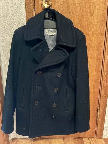 Schott slim pea coat model - slim,