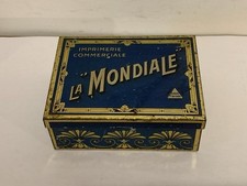 Belle Boite Imprimerie La Mondiale Vintage