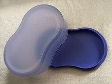 Tupperware - Beurrier pour plaquette de 250 gr - coloris bleu violet / TBE