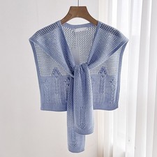 Châle Wrap Col Faux Gilet