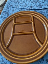 Staub Vintage France 1  Assiette  Divisées À Fondue   Brune  Caramel