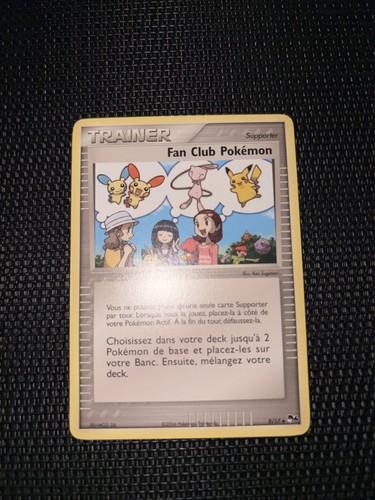 Carte pokemon fan club - fan,