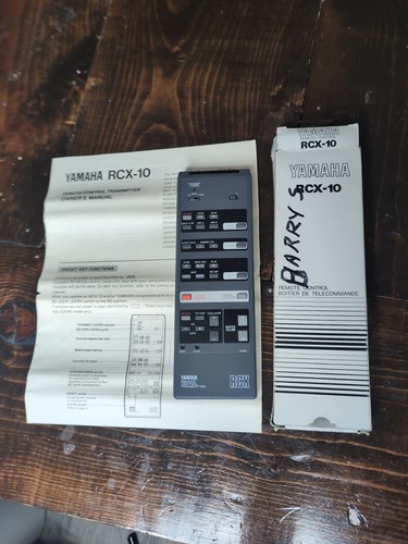 Yamaha remote rcx - yamaha,