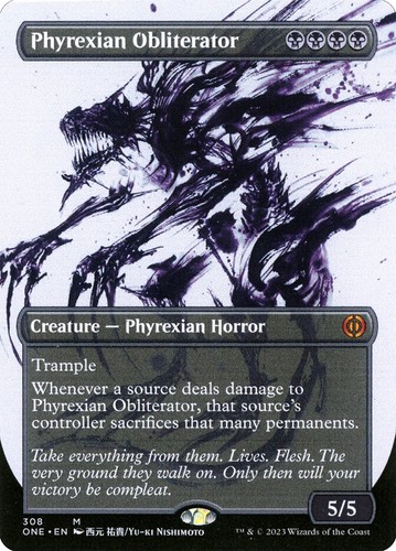 Mtg phyrexian obliterator - mtg,
