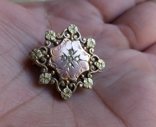 Ancienne broche col - broche, de