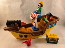 sympa  bateau pirate 123  9118   Playmobil ( corsaire   ) 2743