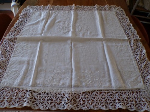 Linge ancienne belle taie - linge,