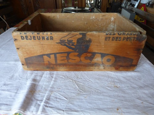 Rare boite nescao caisse - boite,