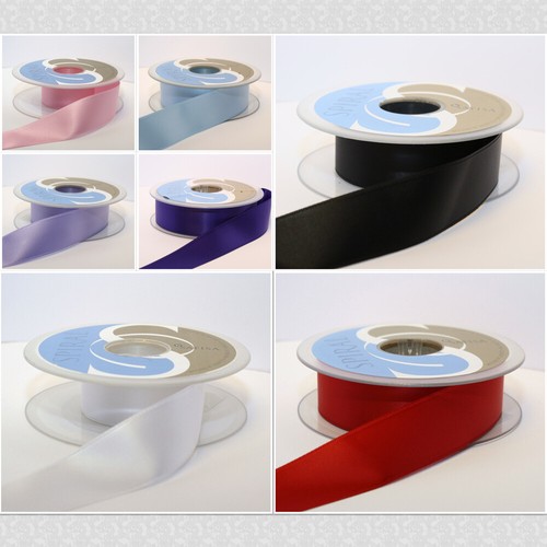 Ruban satin double face - face, 25mm