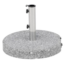 Pied de Parasol Moucheté Rond "Stathera" 50cm Gris