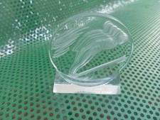 Médaillon Jeux Olympiques d'hiver en cristal Lalique ALBERVILLE 1992