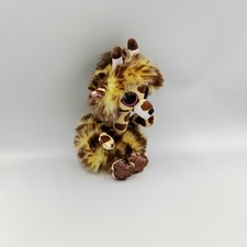 Doudou peluche girafe gros yeux brillant TY Gertie  - 32706