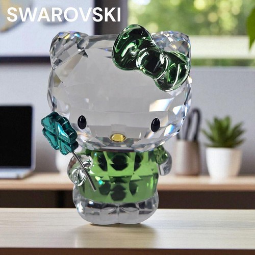 Figurine cristal trèfle