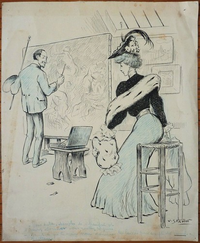 Grand dessin original - , de