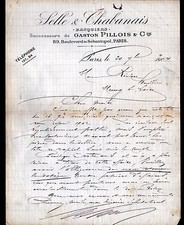 PARIS (II°) BANQUE "Gaston