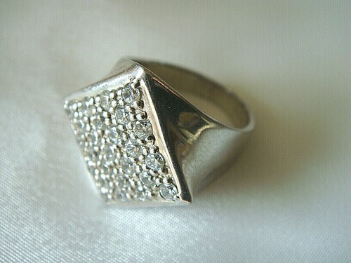 Bague argent 925 rhodié - , et