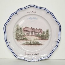 Plat faïence Alfred Molin