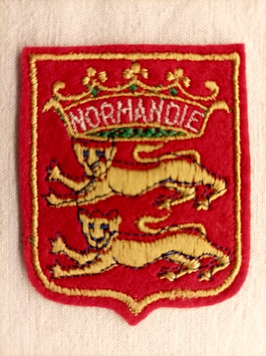 écusson normandie france - normandie,