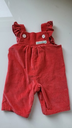 Salopette rouge vintage - rouge,