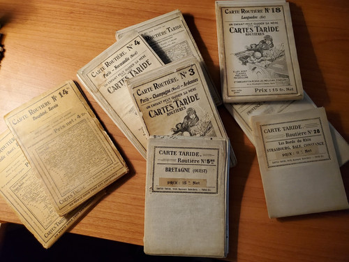 Lot cartes routières - lot, de