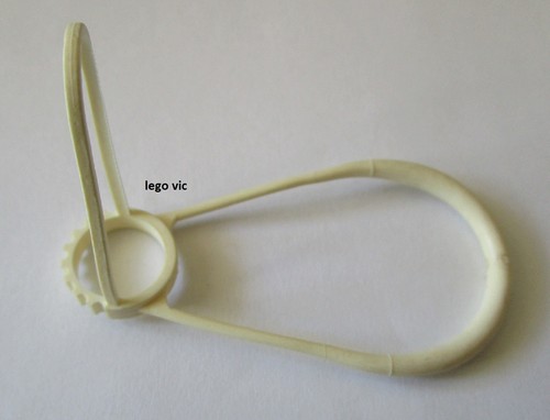 Lego 6204b horse bridle white - lego,