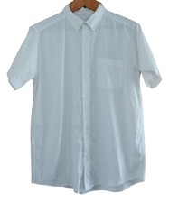 Chemise blanche manches courtes. Kiabi. Taille 16 ans