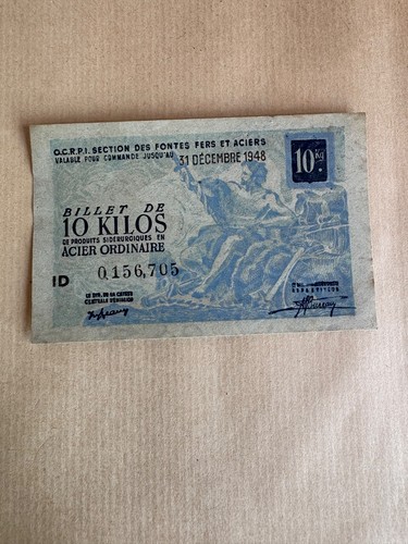 Billet matière ocrpi kilos - billet,