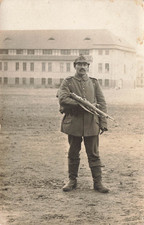 Carte photo WW1 soldat