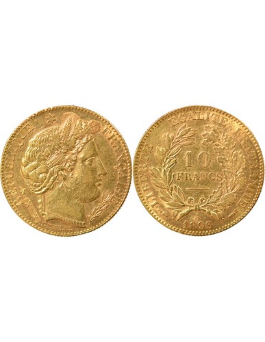France cérès francs - 10, or