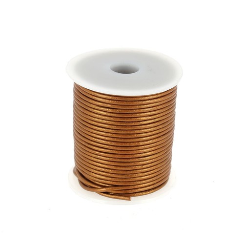 Lacet cuir rond diamètre - en,