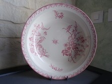 Grand saladier rond  Sarreguemines Fleurs de champs Pexonne