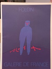 Reproduction affiche de Folon