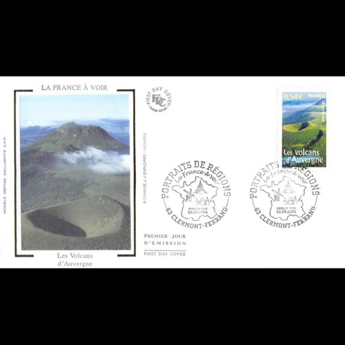Fdc soie les volcans - -,