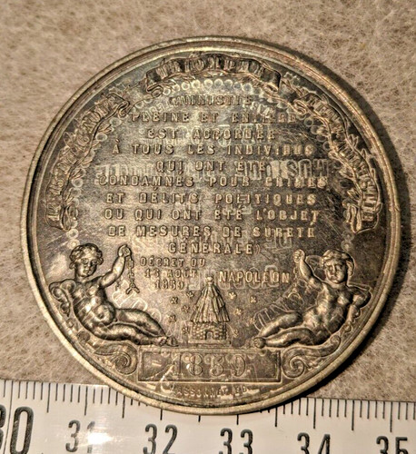 Médaille napoléon iii - iii, tête