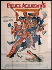 POLICE ACADEMY 5 - Affiche CinEma 120x160 PLIEE CAC1164