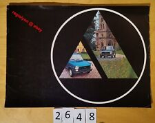 AUTOBIANCHI A112 JUVENTUS ELEGANT ABARTH Prospectus Fr 18 pages 1977?
