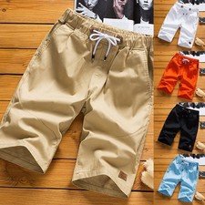 Short d'��t�� homme avec taille ��lastique et coupe droite pour s'amuser en plei