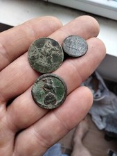 BOUTON IMPÉRIAL NAPOLÉON 1er EMPIRE  Lot De 3 Cavalier A Identifier 