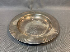 Ancienne petite assiette en métal argenté CHRISTOFLE assiette à bouillie vintage