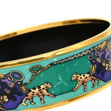 Bracelet Hermès émail vert